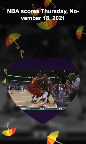 The nba scores from yesterday
