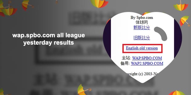 Wap spbo results yesterday